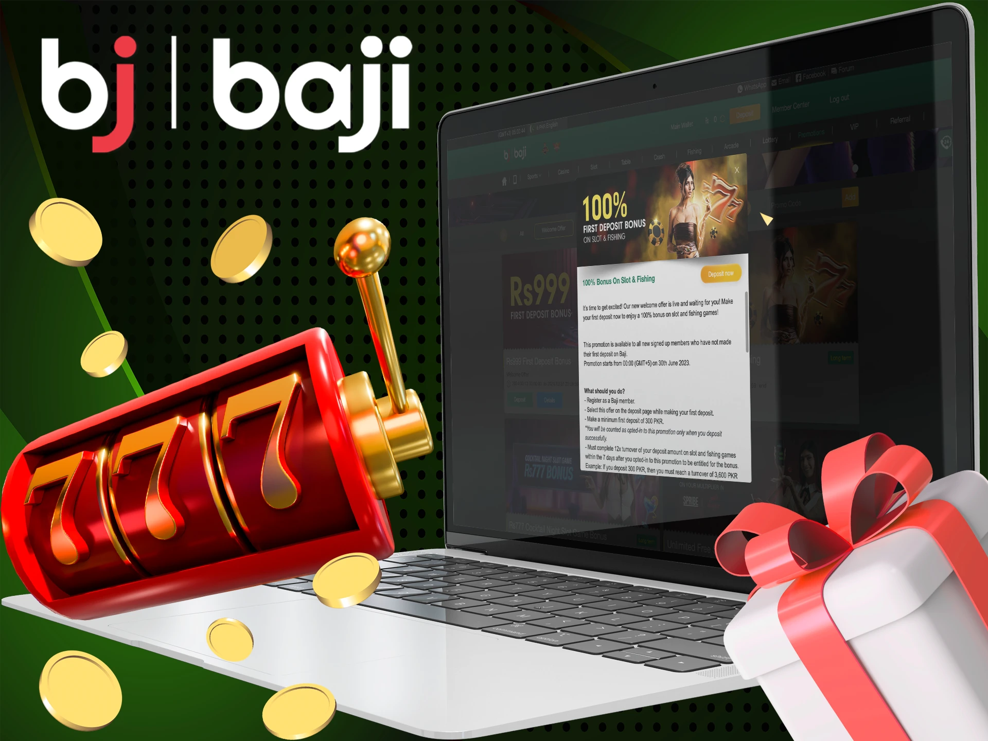 Bonus for a successful start in Baji games. Take your bonus Baji casino now!