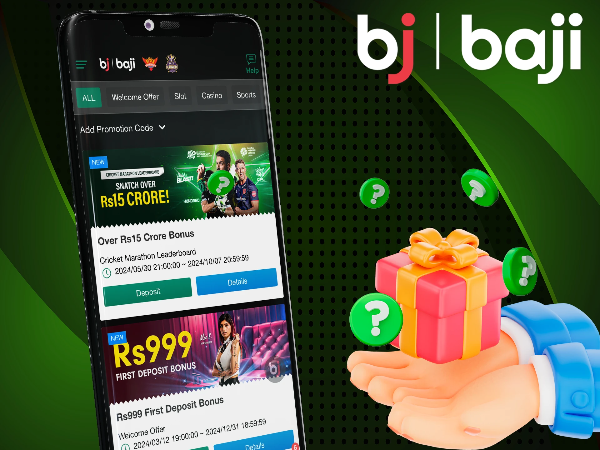 Find out information about how to claim your bonus on the Baji app.