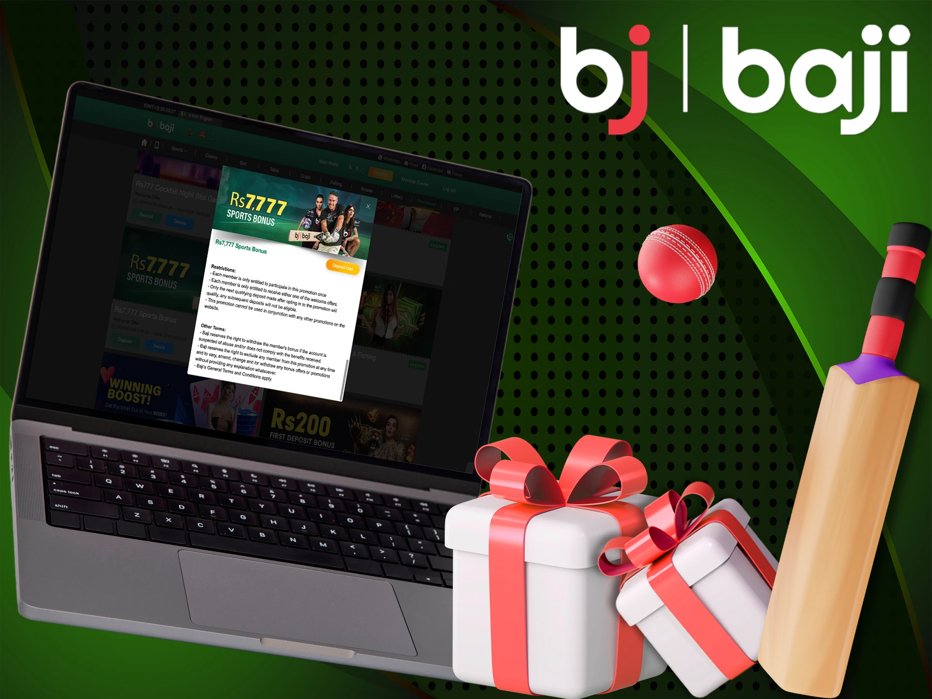 Our platform offers a wide variety of Baji bonus for betting sports an easy start and a good experience. Join now!