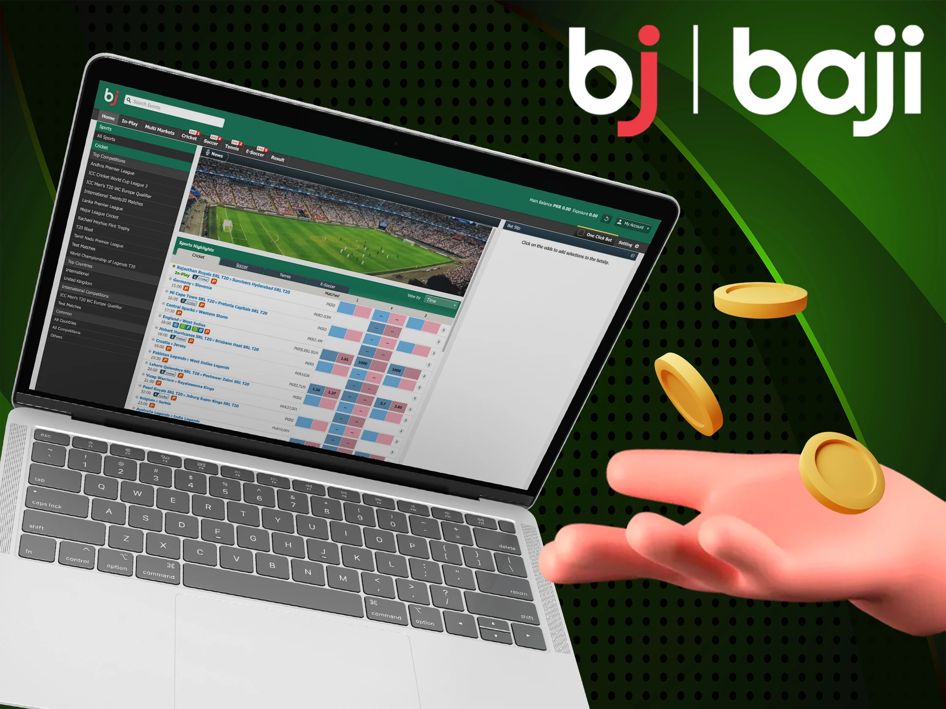 Bet on your favorite teams and win with them on Bj Baji. Start bitting now!