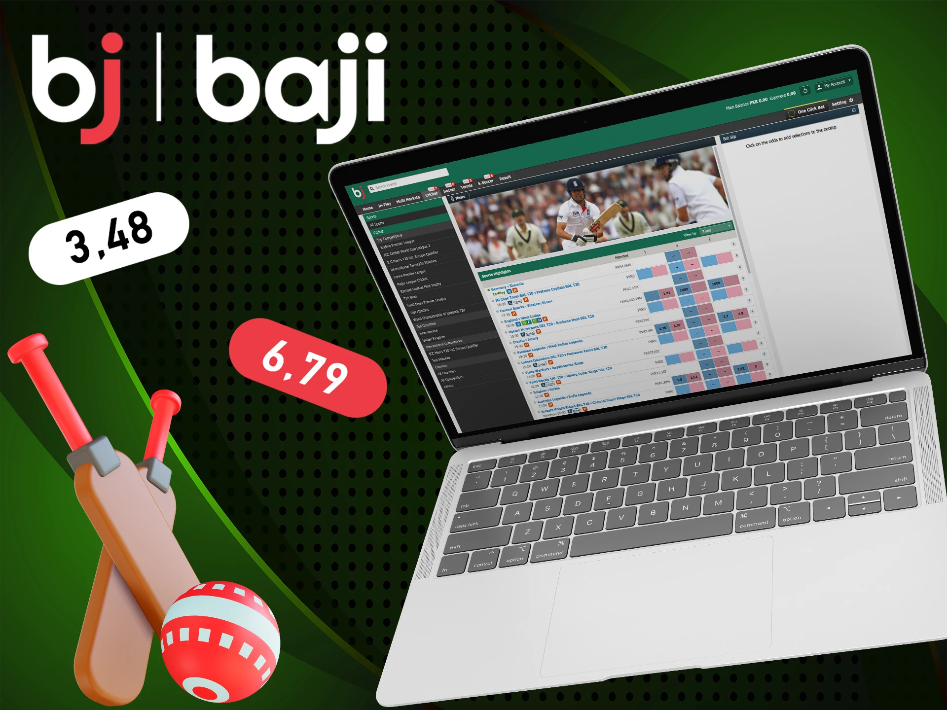 Learn our opportunities for cricket betting on our platform. Great cricket odds are waiting for you at Baji Bet.