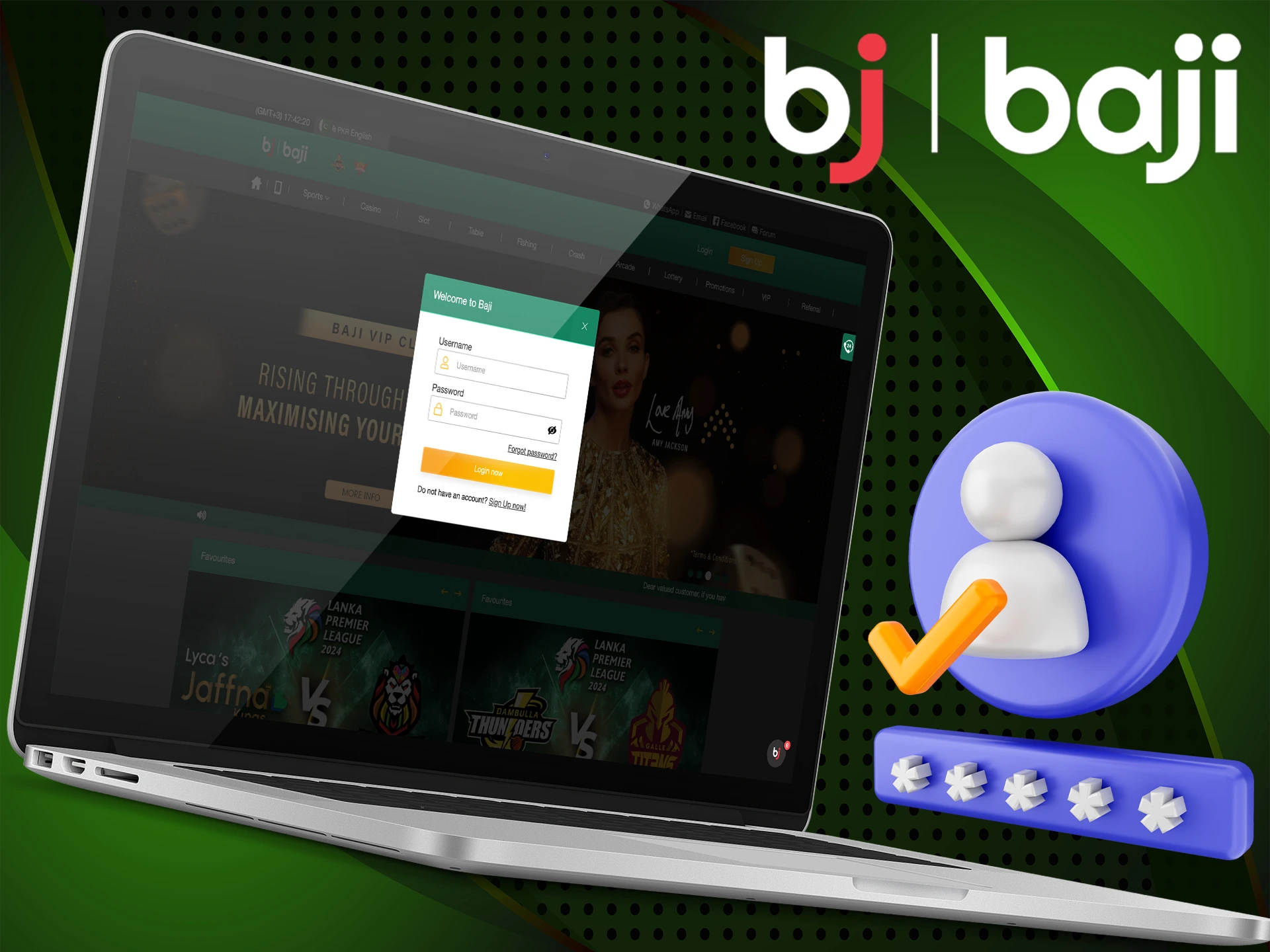 Baji login to your personal account to start playing at our platform.