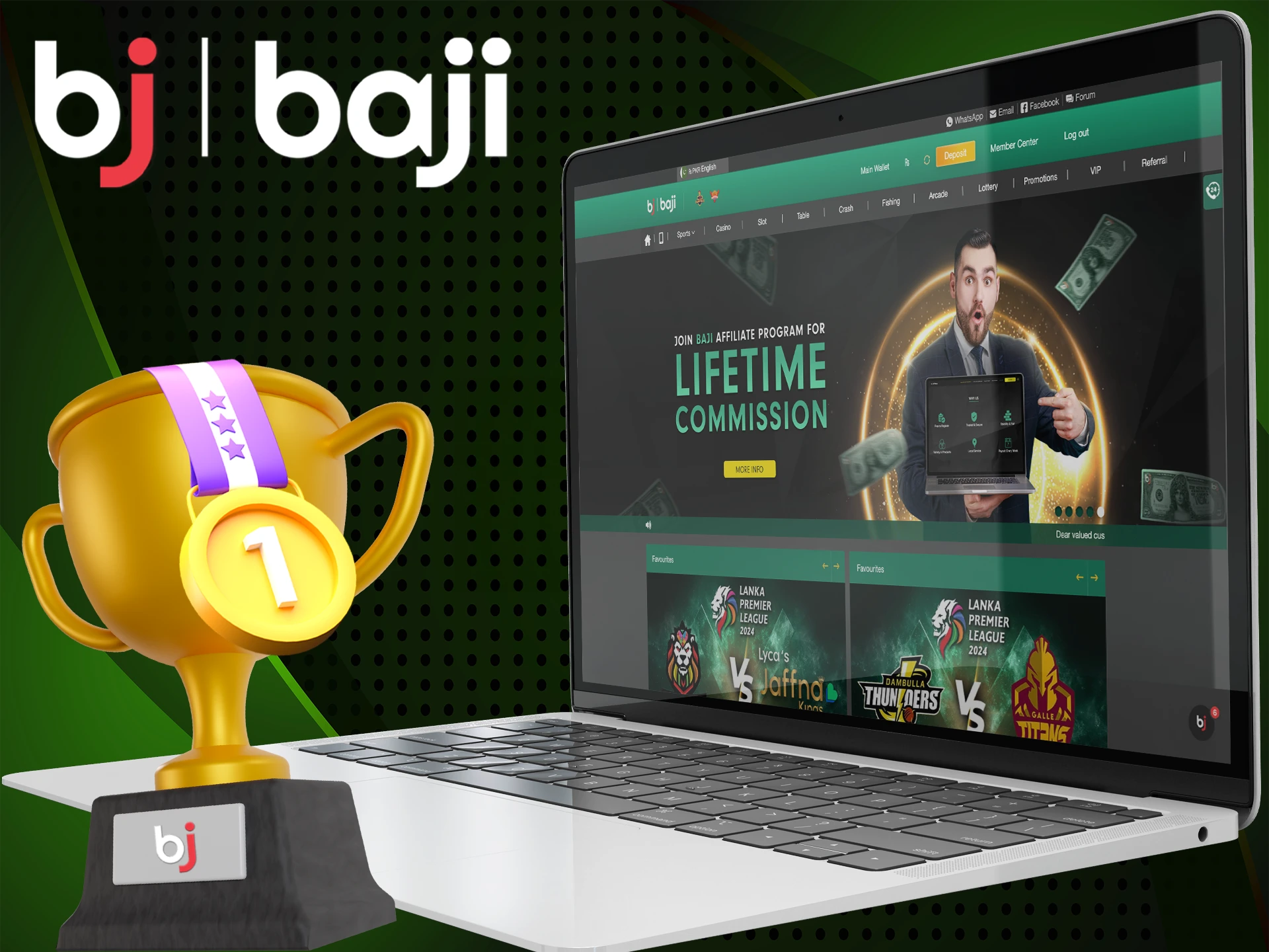 Join the team of champions by playing Baji live. Join and start playing now