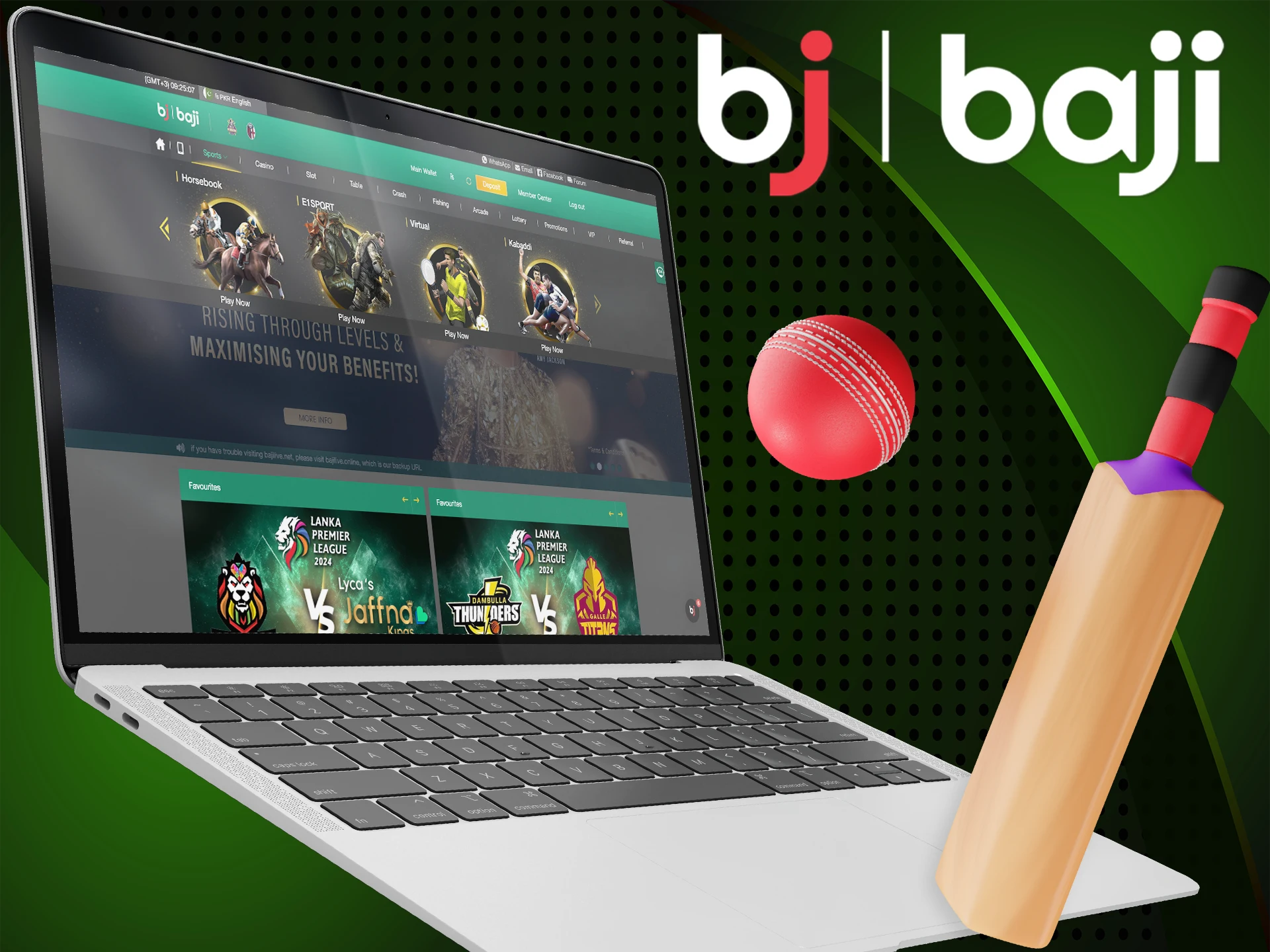 Choose your sports betting category with Bj Baji. Start betting now