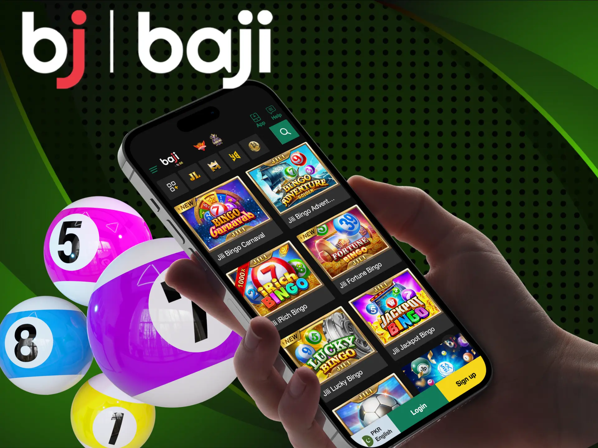 Players can play lottery games at Baji Online Casino on their phone.