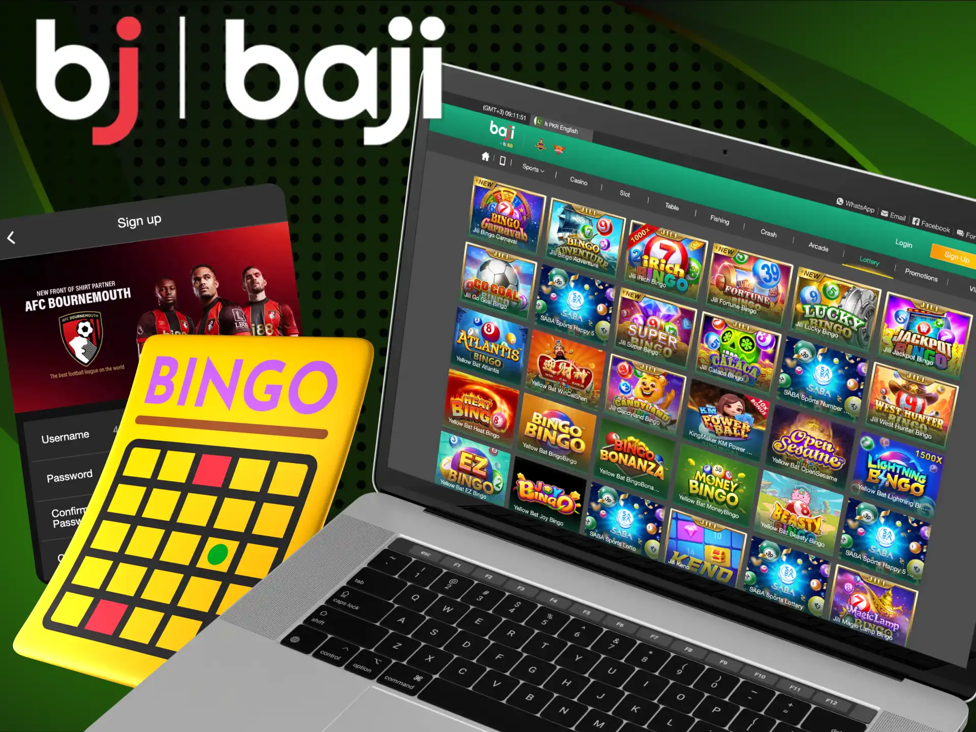 Before you start playing the lottery, you need to create an account on the Baji online casino website.