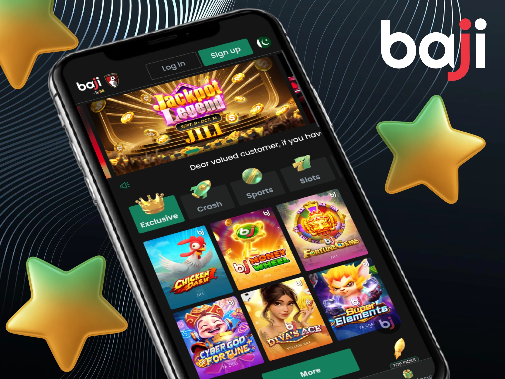 Discover amazing advantages of playing with Baji app.