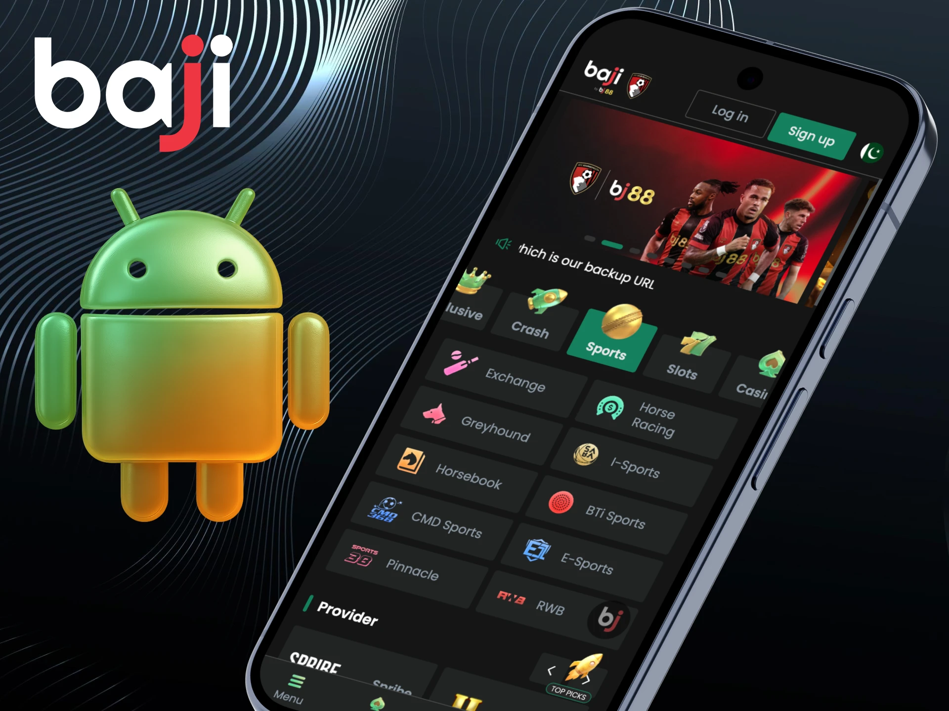 Play anywhere on your Android device with Baji.