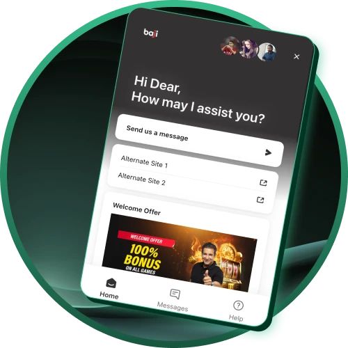 Reliable customer support keeps you winning at Baji.