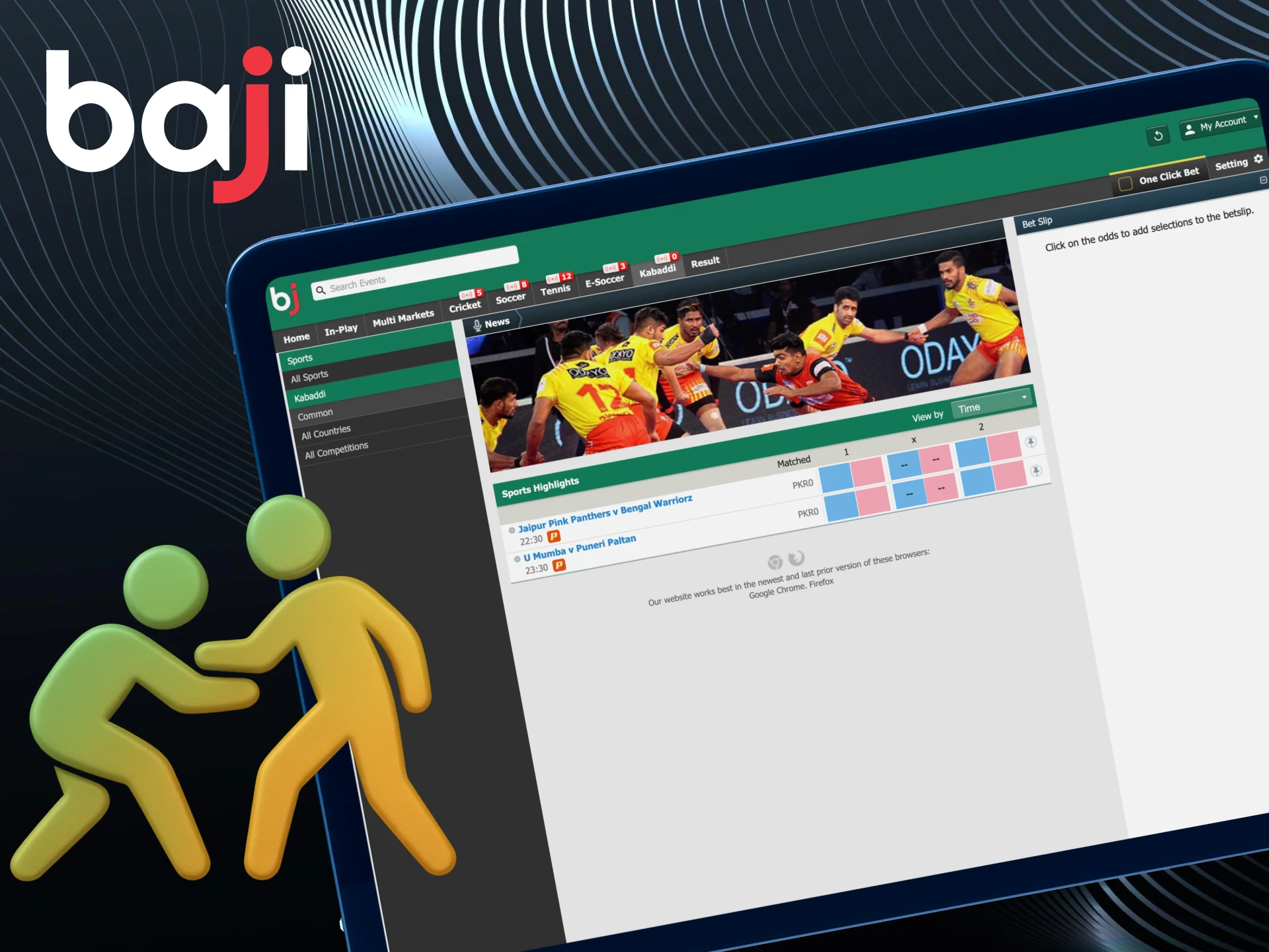 Exciting kabaddi betting opportunities only at Baji.