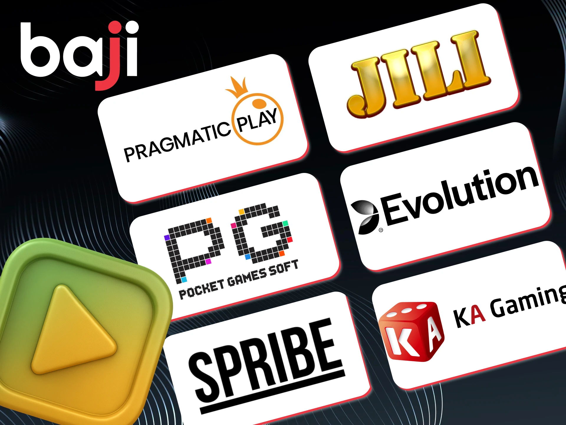 Discover top game providers partnered with Baji.