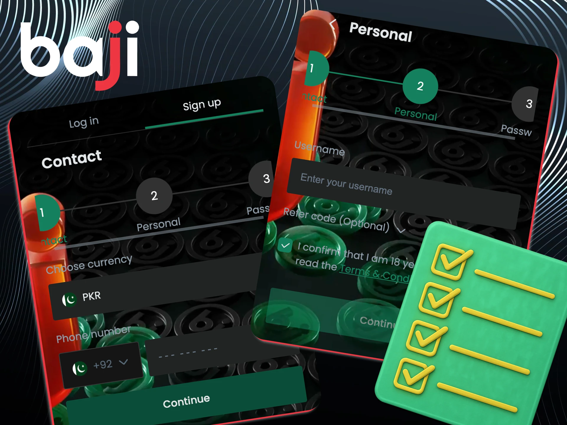 Register today and begin your winning journey on Baji.