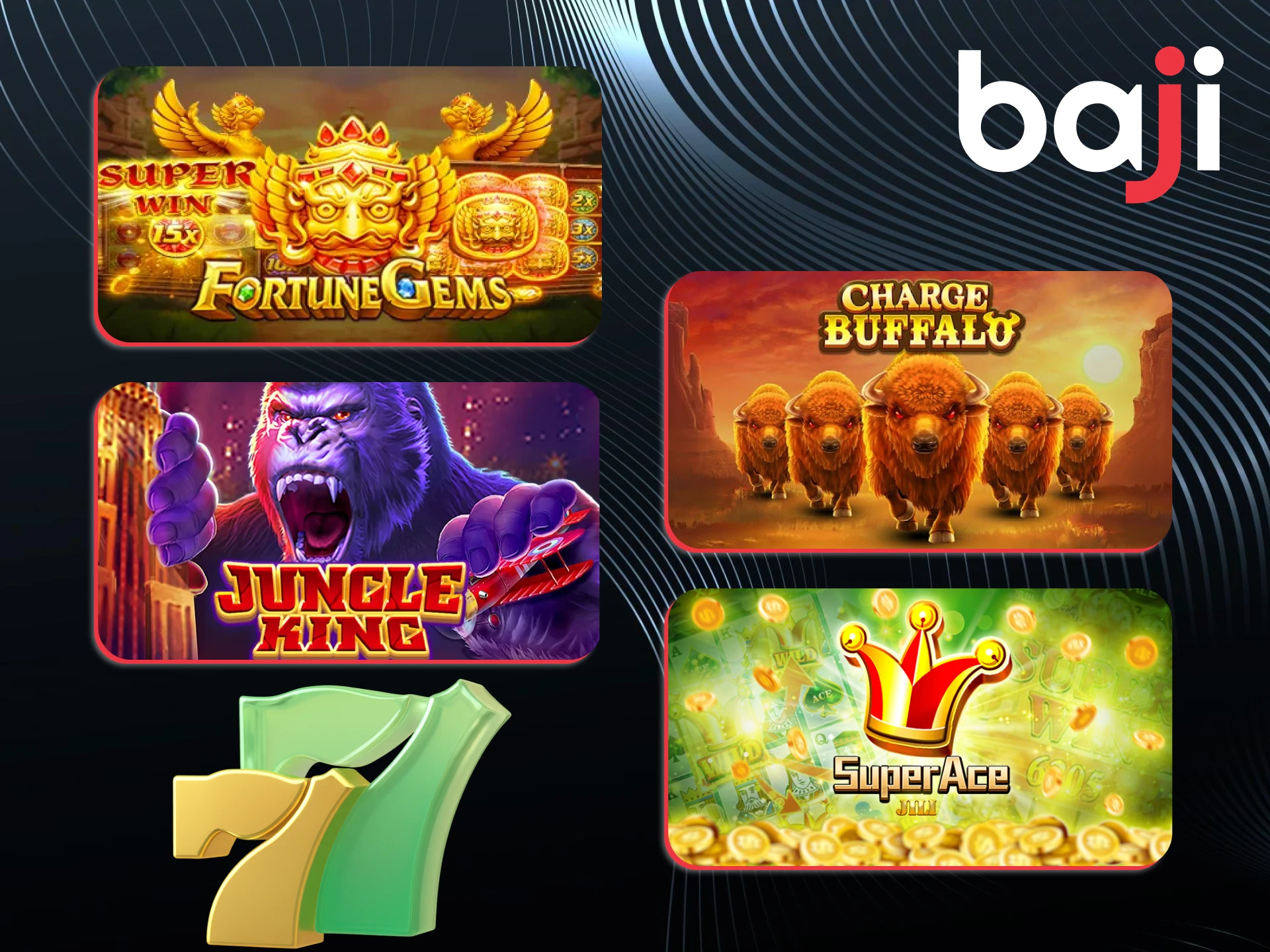 Chase massive jackpots and thrilling slots at Baji.