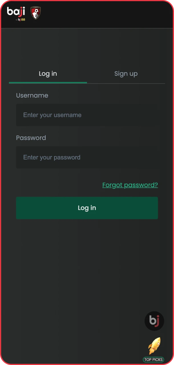 Go through login process.